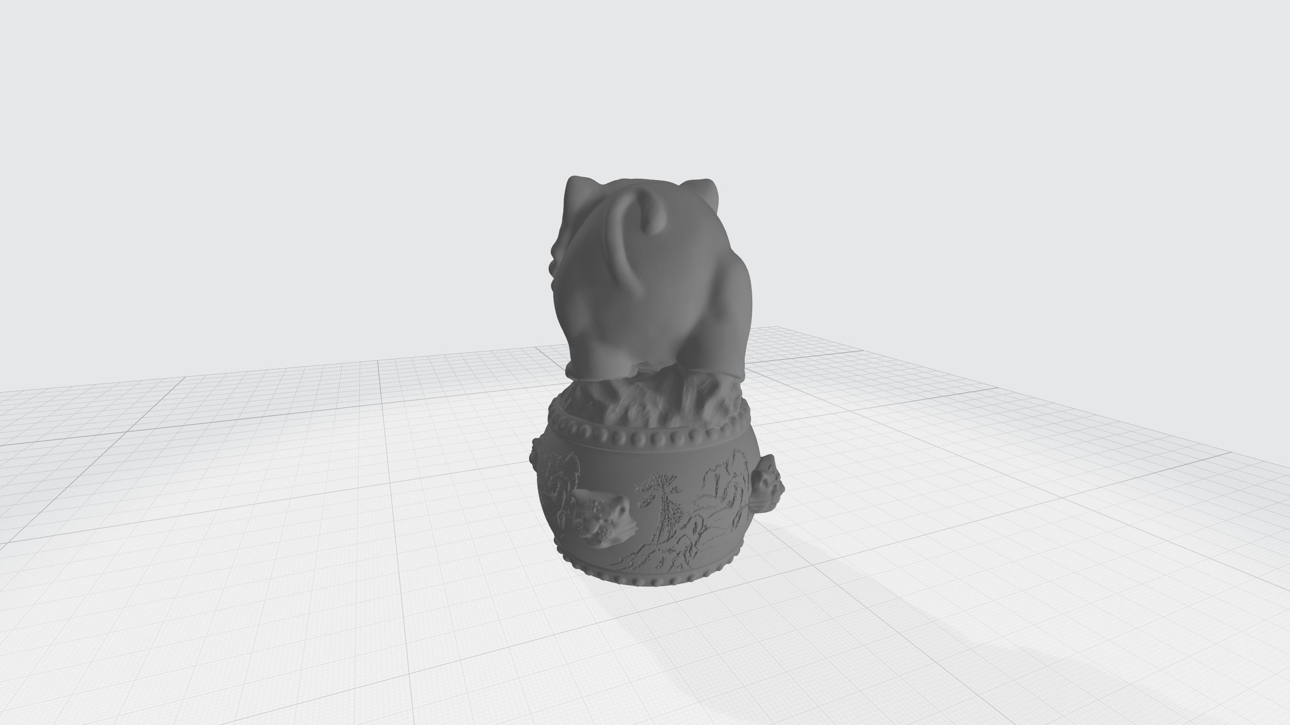 Chinese Zodiac - THE Tiger - 12 Animal Designations 3D Model 3D print model_2