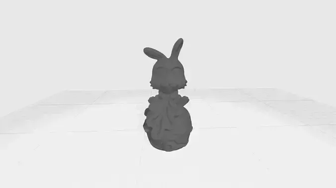 Chinese Zodiac - THE Rabbit - 12 Animal Designations 3D Model