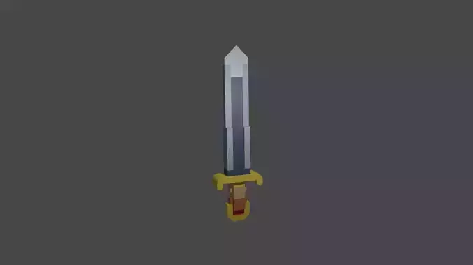 Low Poly Sword A 3D model