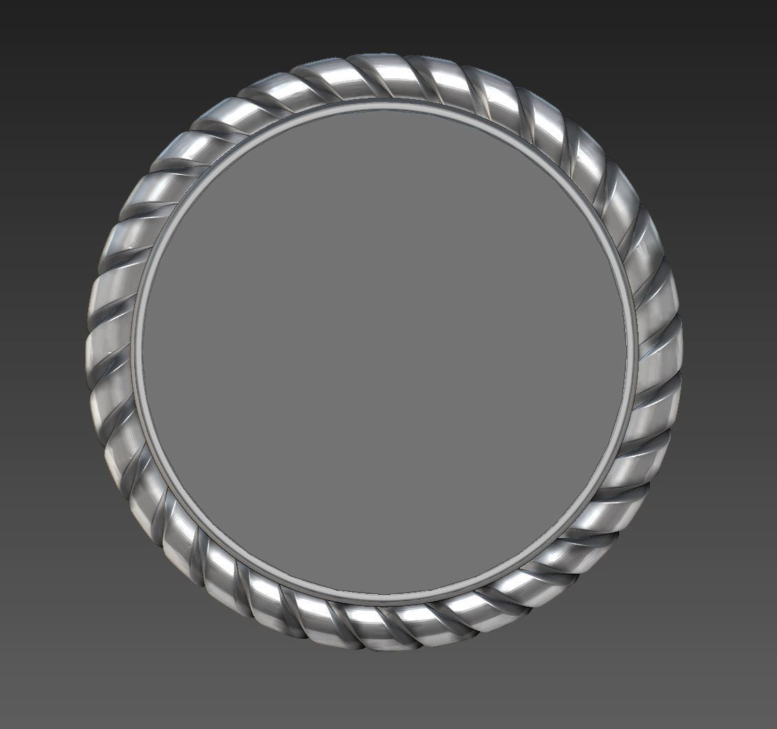 Ring of the moon 3D print model_2