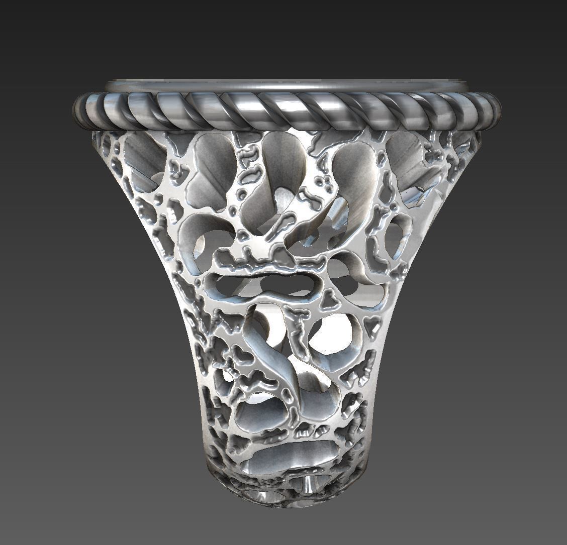 Ring of the moon 3D print model_1