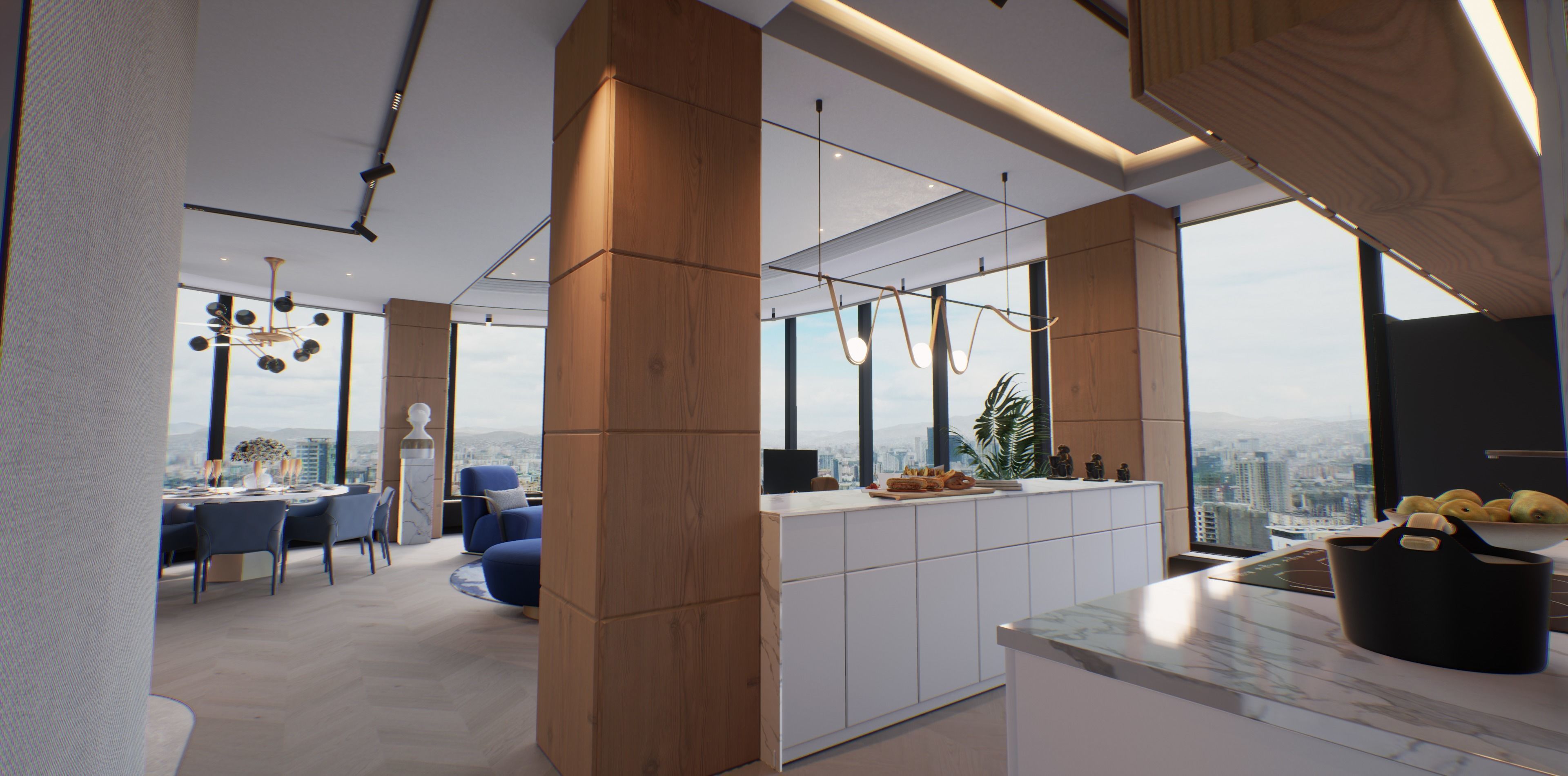 VR Apartment virtual showroom Unreal engine Low-poly 3D model_13