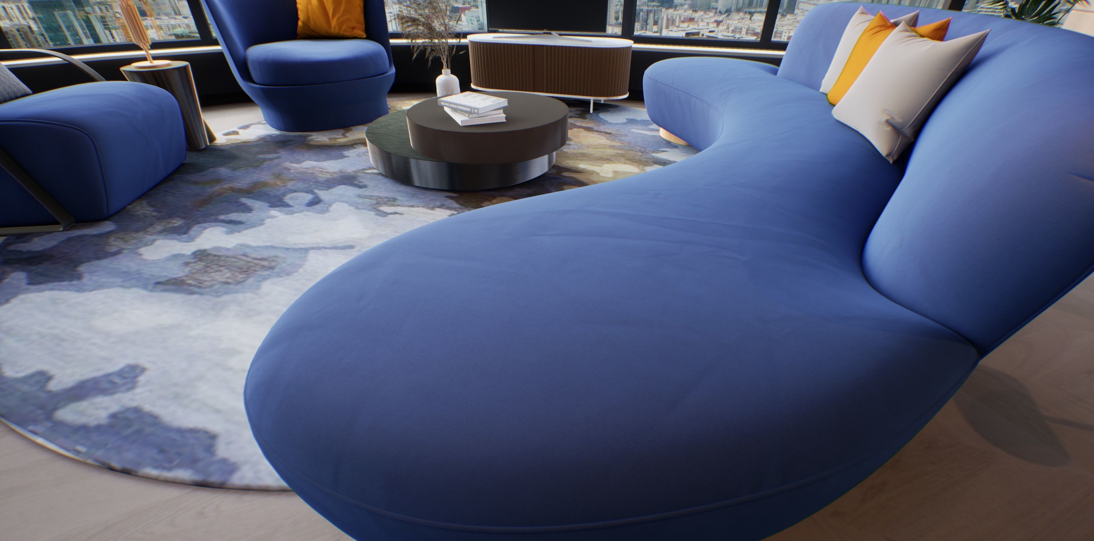 VR Apartment virtual showroom Unreal engine Low-poly 3D model_7