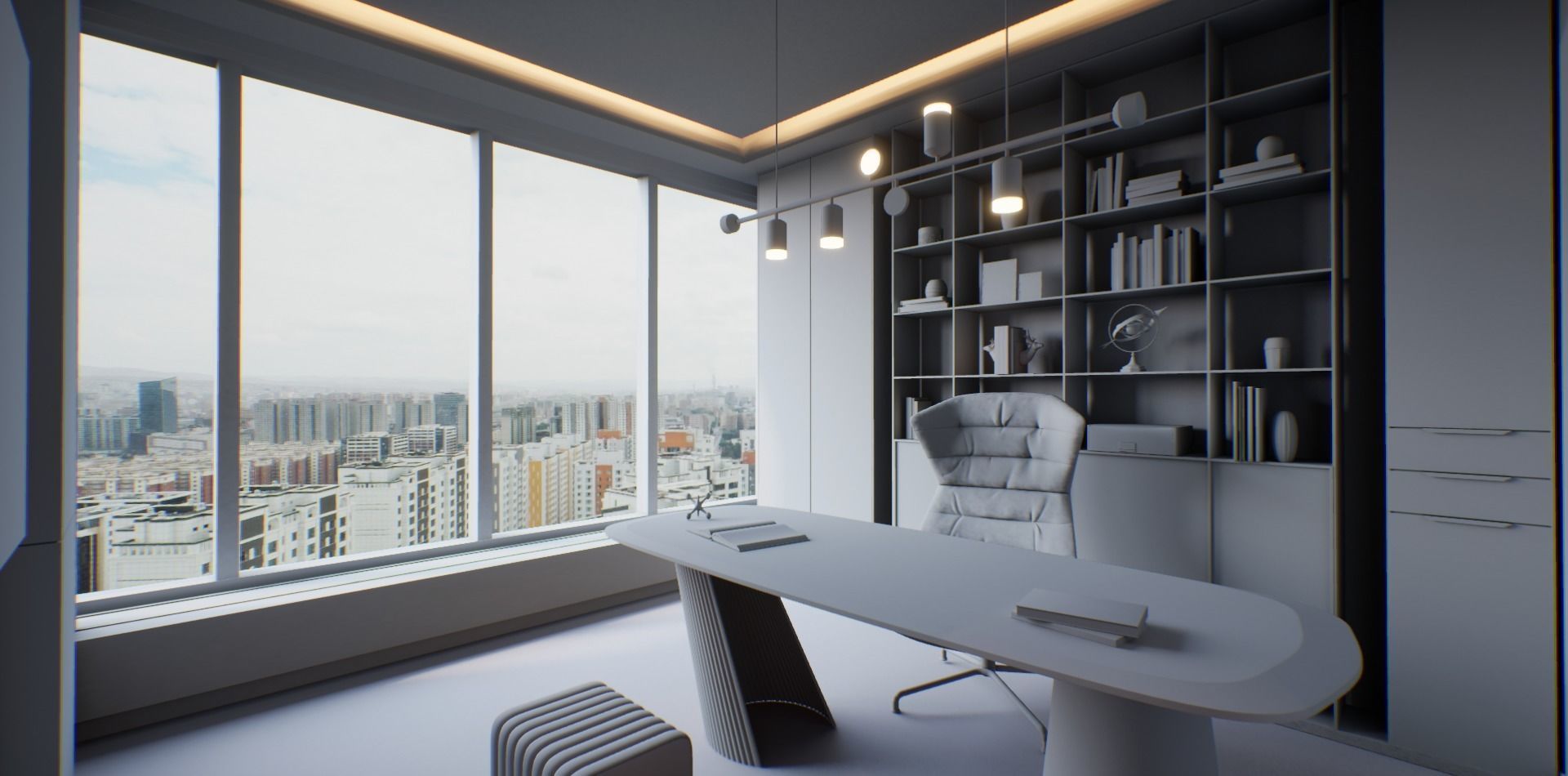 VR Apartment virtual showroom Unreal engine Low-poly 3D model_29