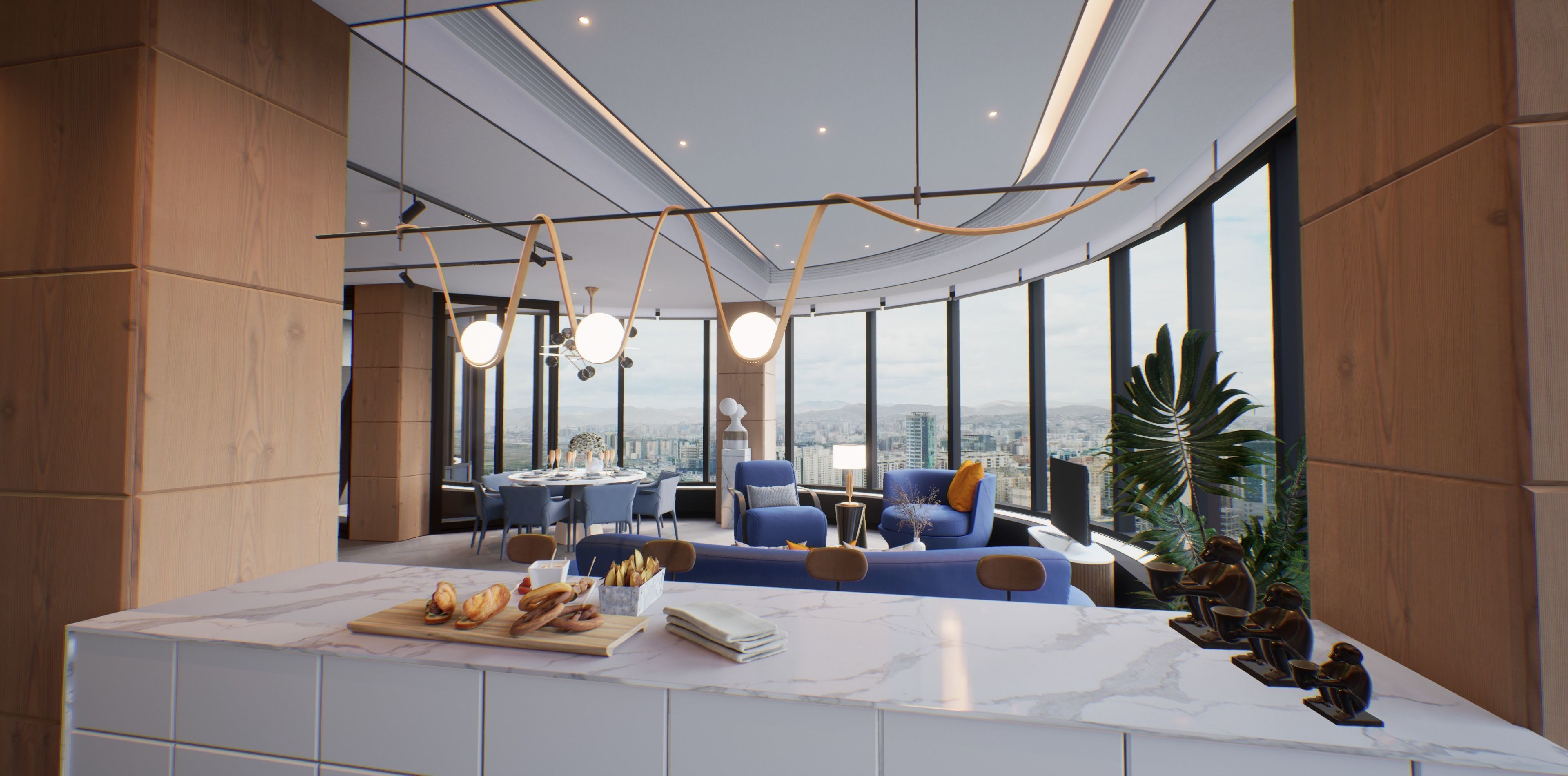 VR Apartment virtual showroom Unreal engine Low-poly 3D model_12