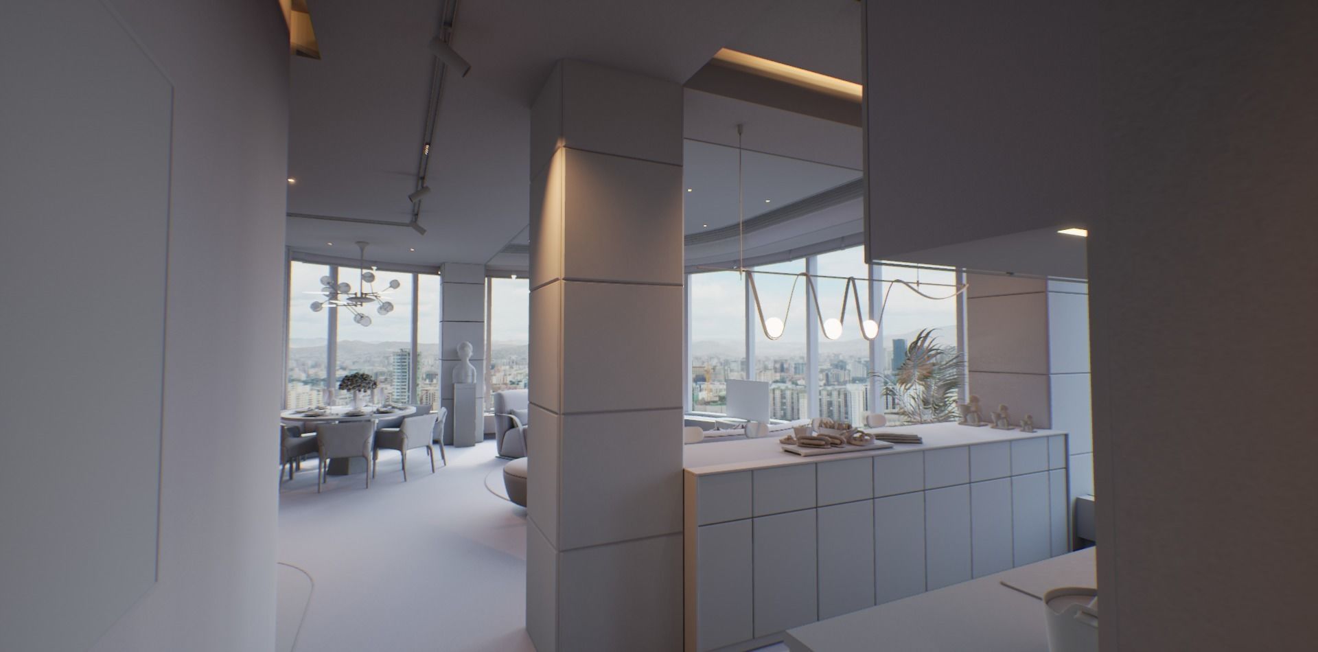 VR Apartment virtual showroom Unreal engine Low-poly 3D model_30