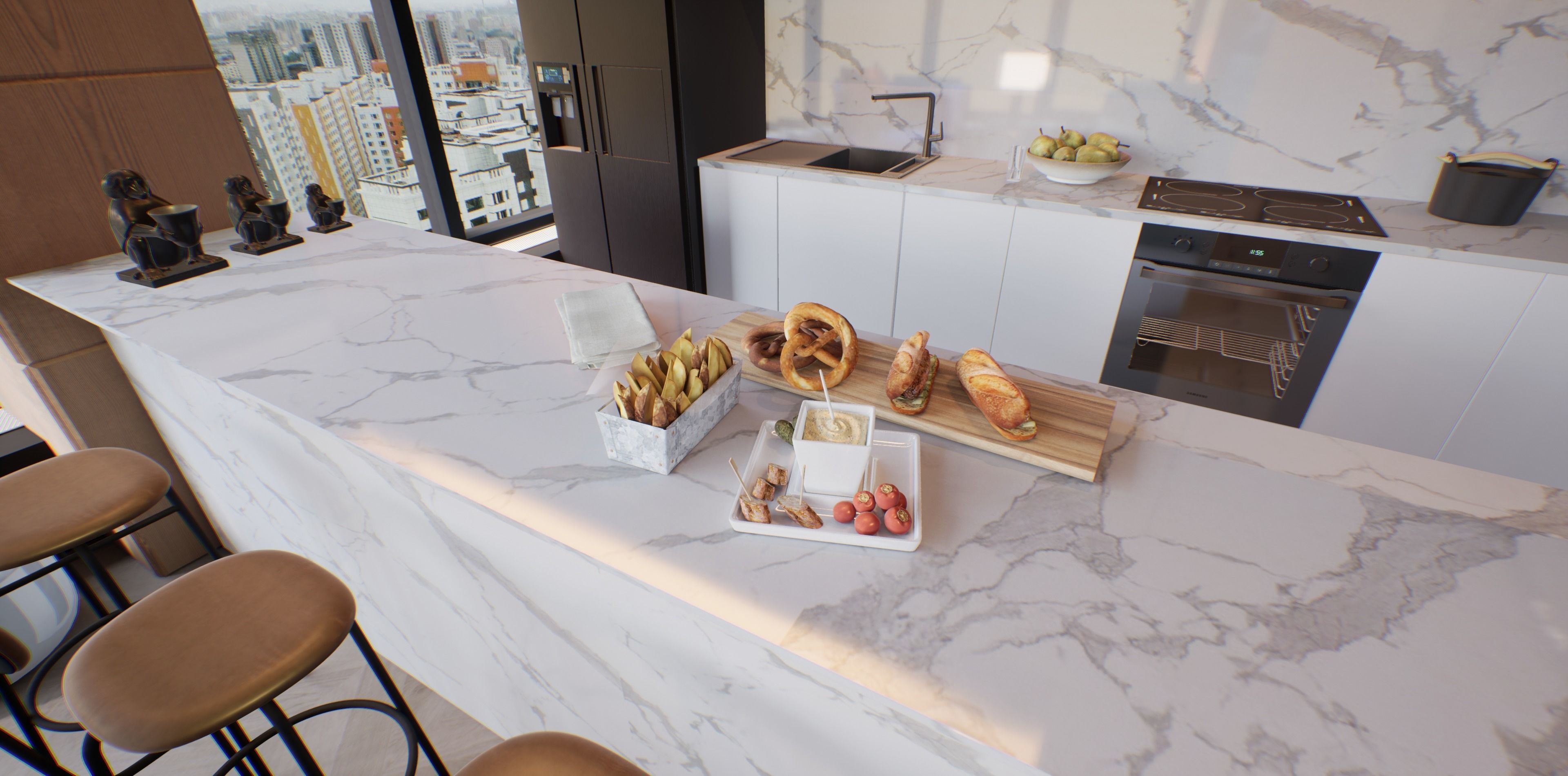 VR Apartment virtual showroom Unreal engine Low-poly 3D model_11