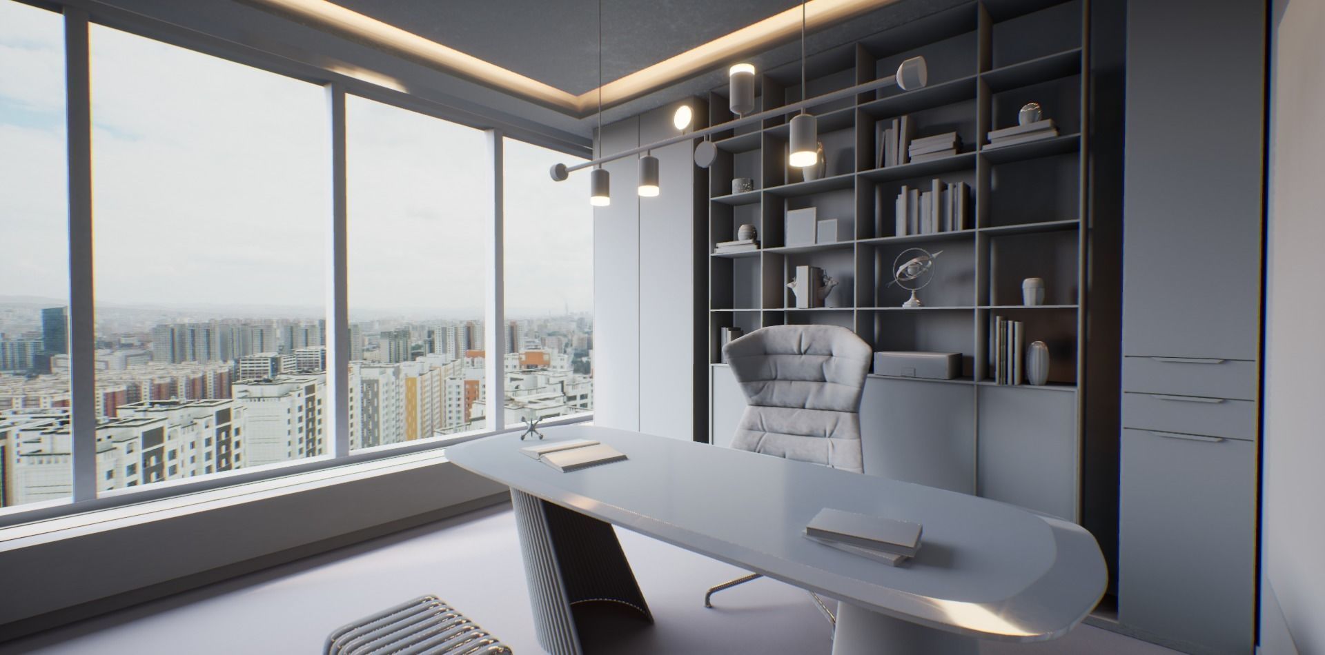 VR Apartment virtual showroom Unreal engine Low-poly 3D model_26