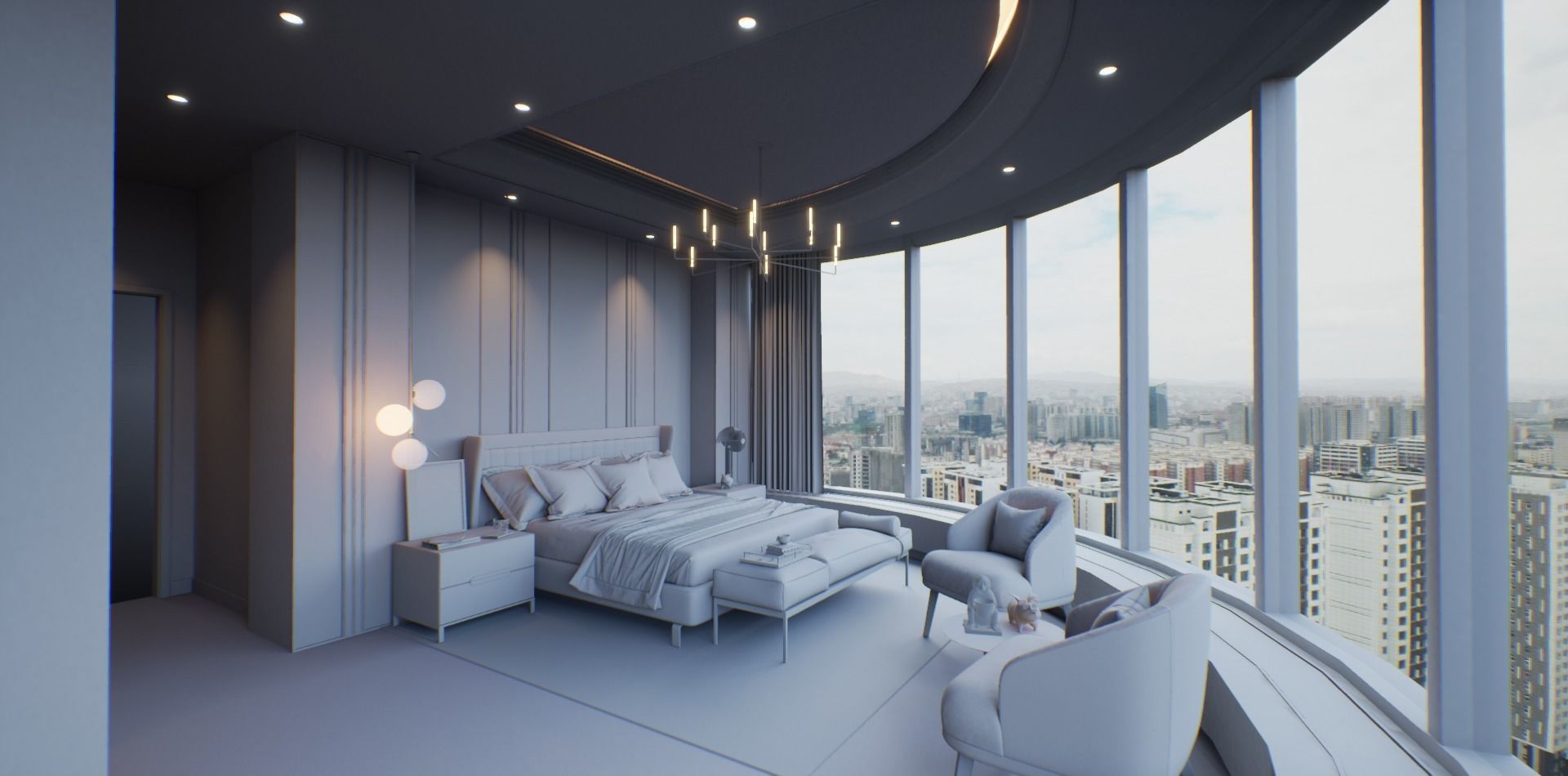 VR Apartment virtual showroom Unreal engine Low-poly 3D model_27