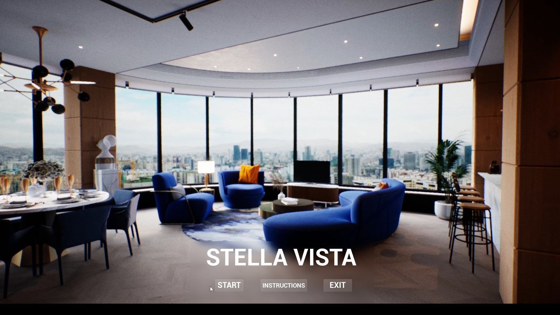 VR Apartment virtual showroom Unreal engine Low-poly 3D model_2