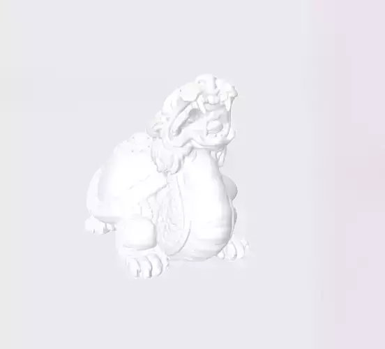 Dragon turtle 3D scan model