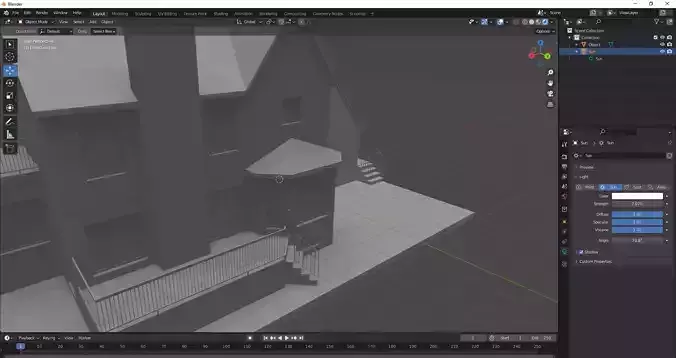 House 3D fbx
