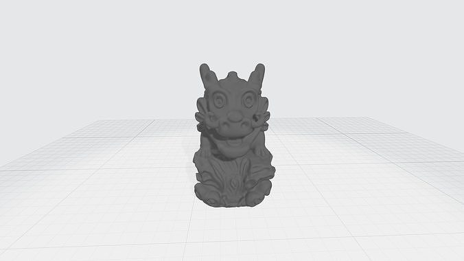Chinese Zodiac - THE Dragon - 12 Animal Designations 3D Model 3D print model