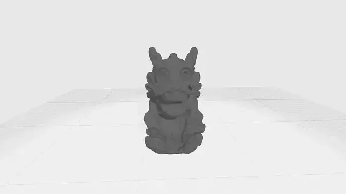 Chinese Zodiac - THE Dragon - 12 Animal Designations 3D Model