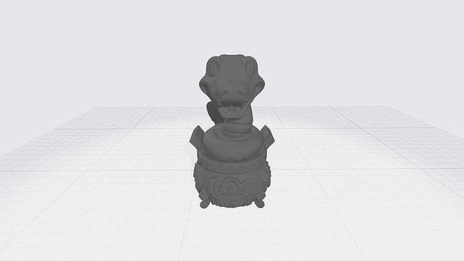 Chinese Zodiac - THE Snake - 12 Animal Designations 3D Model 3D print model
