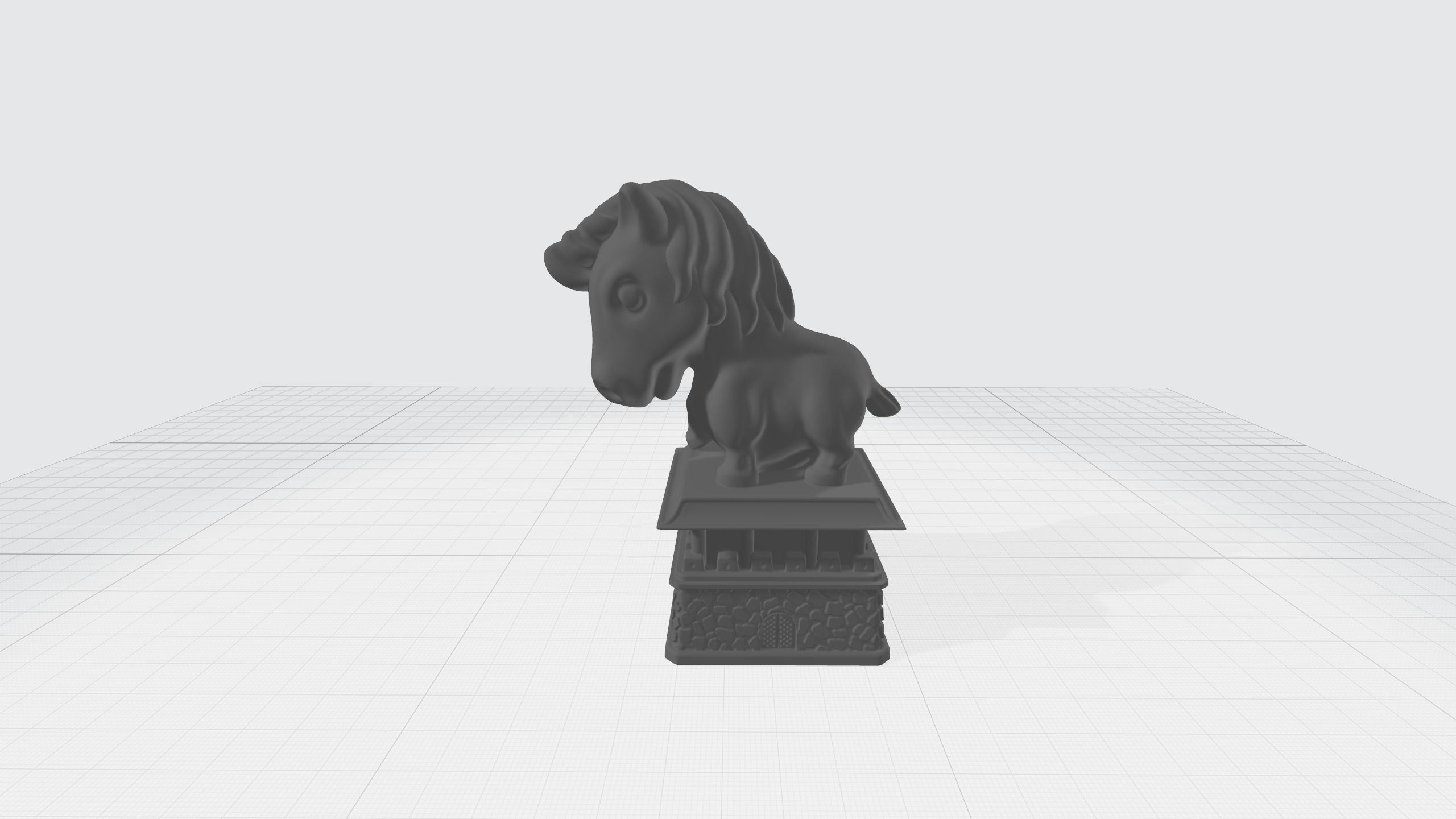 Chinese Zodiac - THE HORSE - 12 Animal Designations 3D Model 3D print model_1