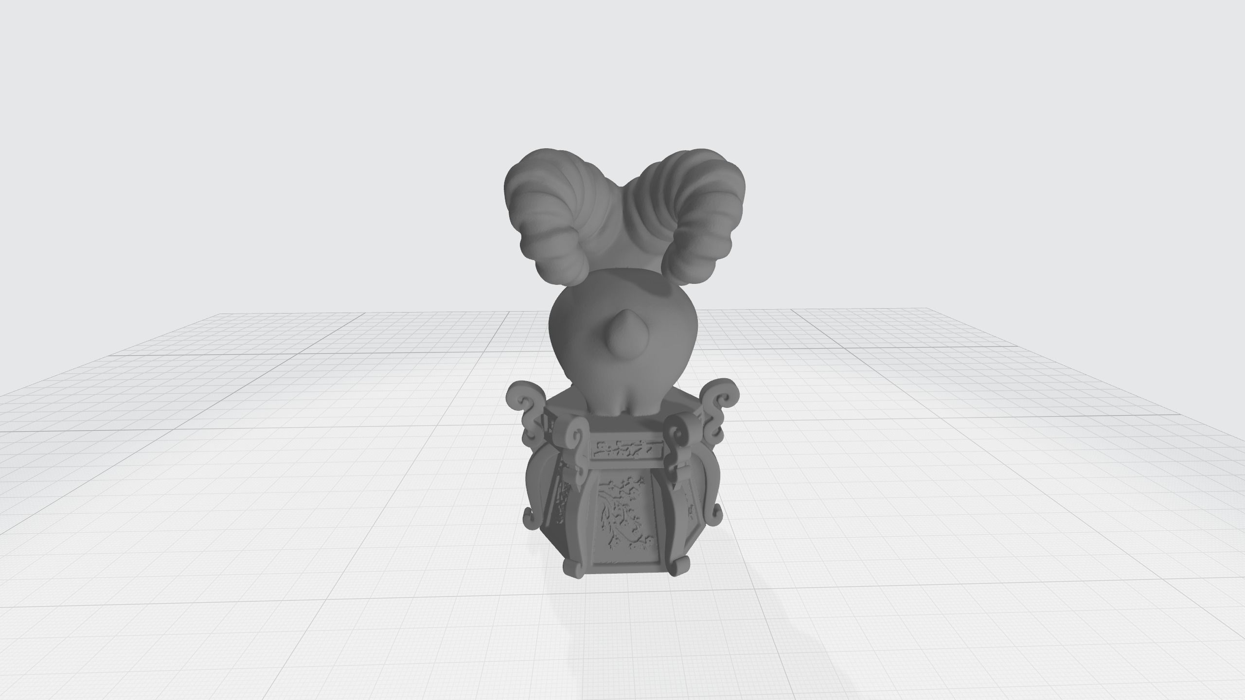 Chinese Zodiac - THE GOAT - 12 Animal Designations 3D Model 3D print model_2