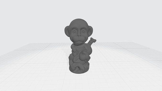 Chinese Zodiac - THE Monkey - 12 Animal Designations 3D Model 3D print model