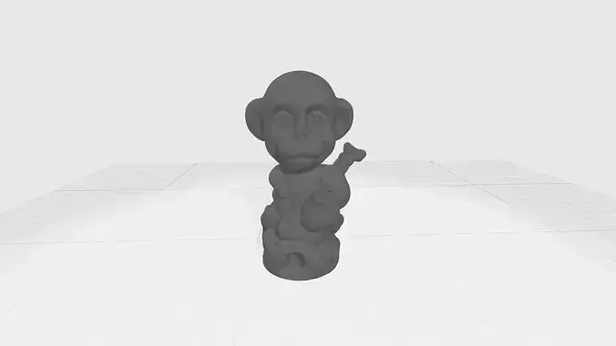 Chinese Zodiac - THE Monkey - 12 Animal Designations 3D Model