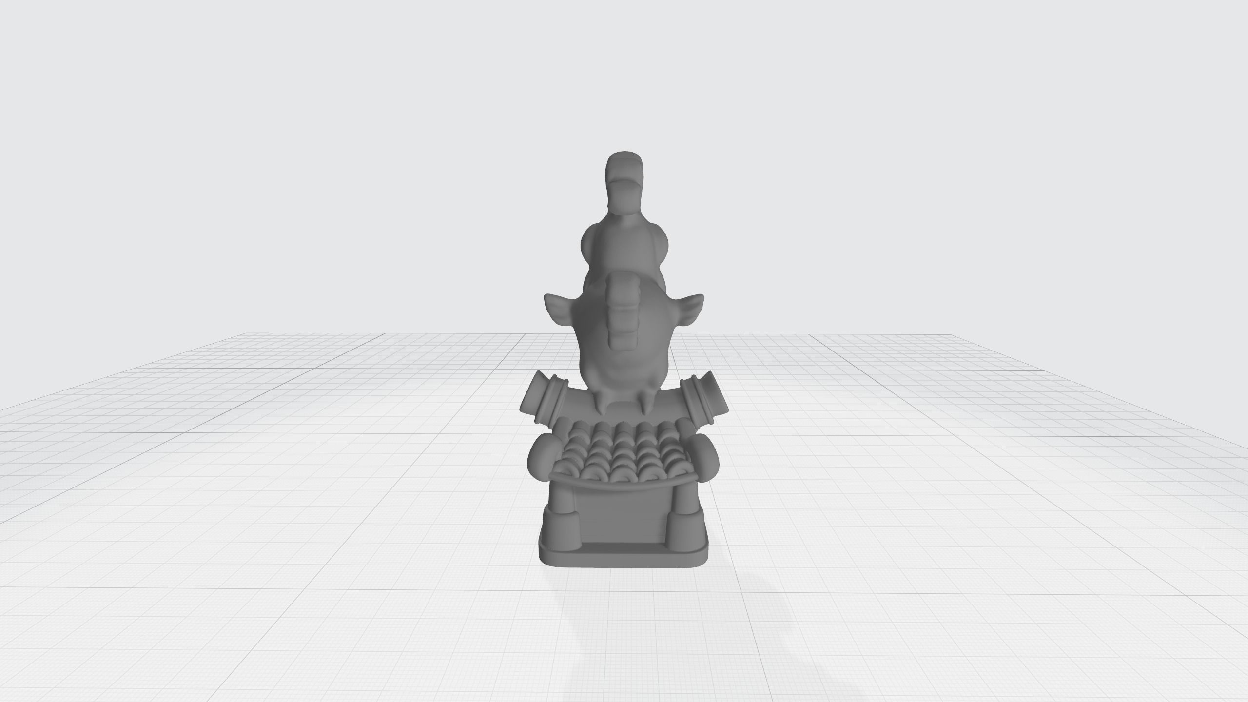 Chinese Zodiac - THE ROOSTER - 12 Animal Designations 3D Model 3D print model_2