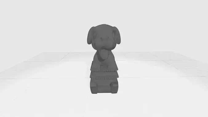 Chinese Zodiac - THE Dog - 12 Animal Designations 3D Model 3D print model