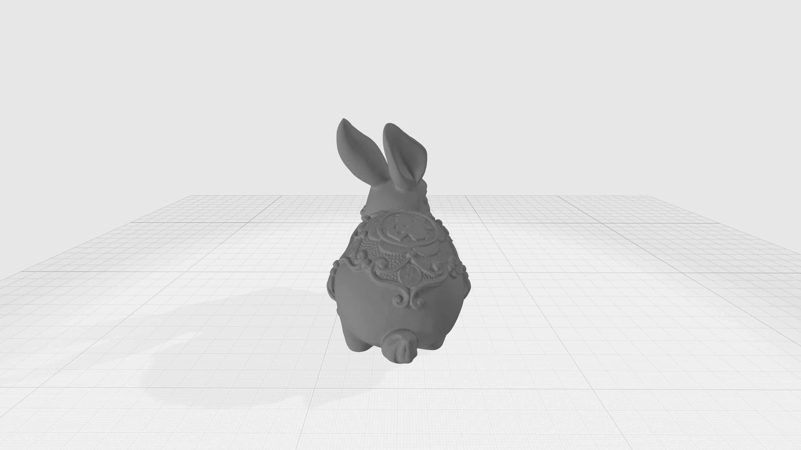 Chinese Zodiac - THE Rabbit - 12 Animal Designations 3D Model 3D print model_2