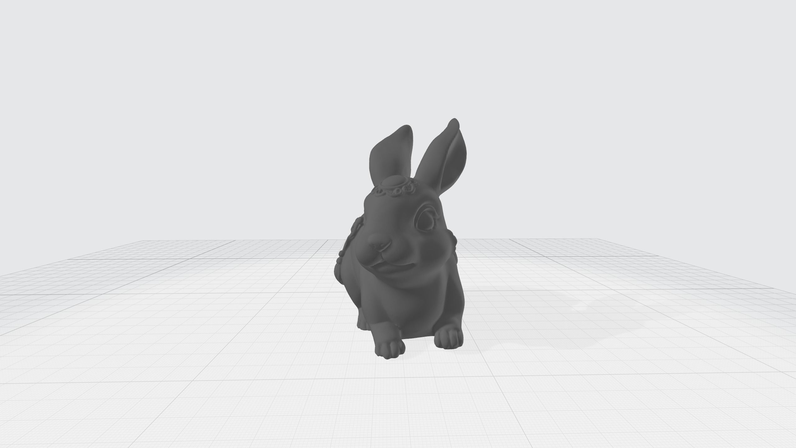Chinese Zodiac - THE Rabbit - 12 Animal Designations 3D Model 3D print model_1