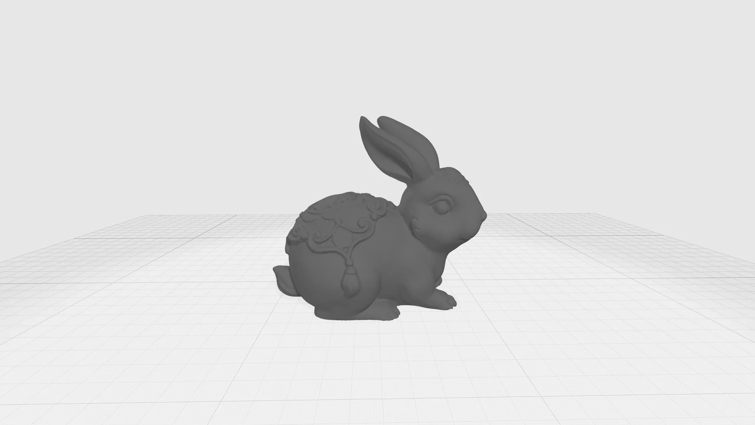 Chinese Zodiac - THE Rabbit - 12 Animal Designations 3D Model 3D print model_0