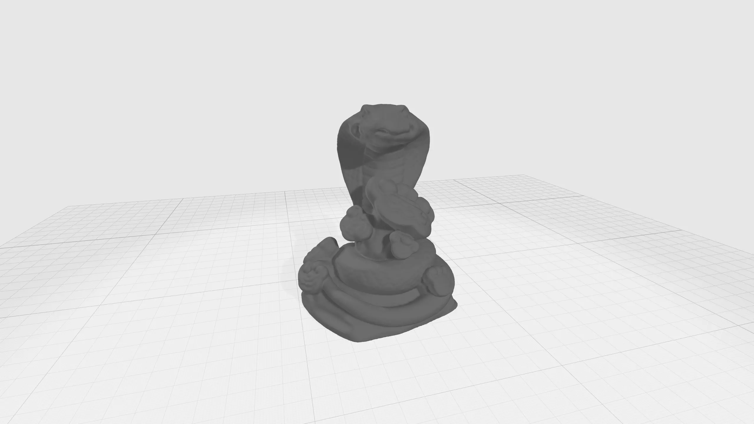 Chinese Zodiac - THE Snake - 12 Animal Designations 3D Model 3D print model_0