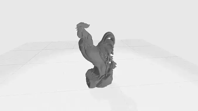 Chinese Zodiac - THE Rooster - 12 Animal Designations 3D Model 3D print model