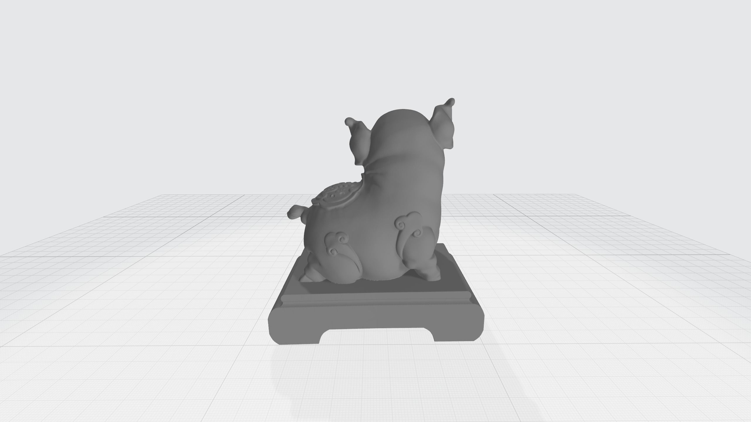 Chinese Zodiac - THE Pig - 12 Animal Designations 3D Model 3D print model_1