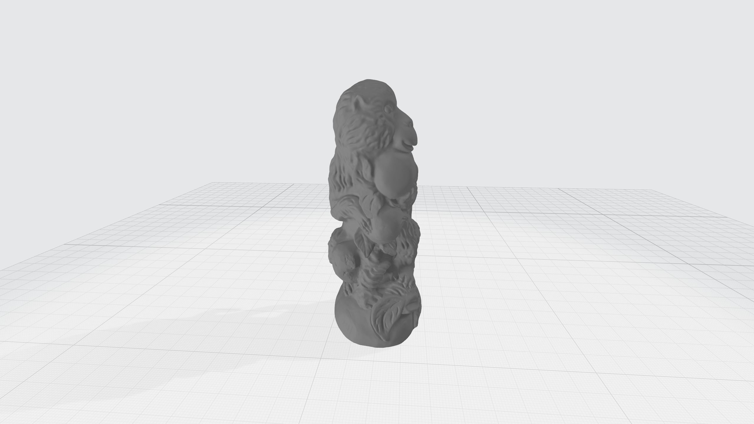 Chinese Zodiac - THE Monkey - 12 Animal Designations 3D Model 3D print model_2