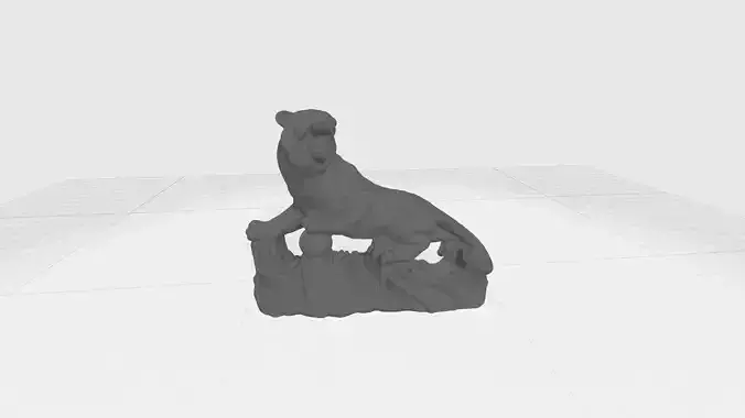 Chinese Zodiac - THE Tiger - 12 Animal Designations 3D Model 3D print model