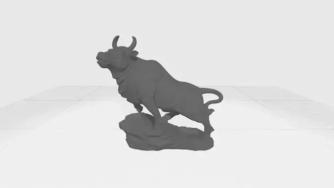 Chinese Zodiac - THE Buffalo - 12 Animal Designations 3D Model 3D print model