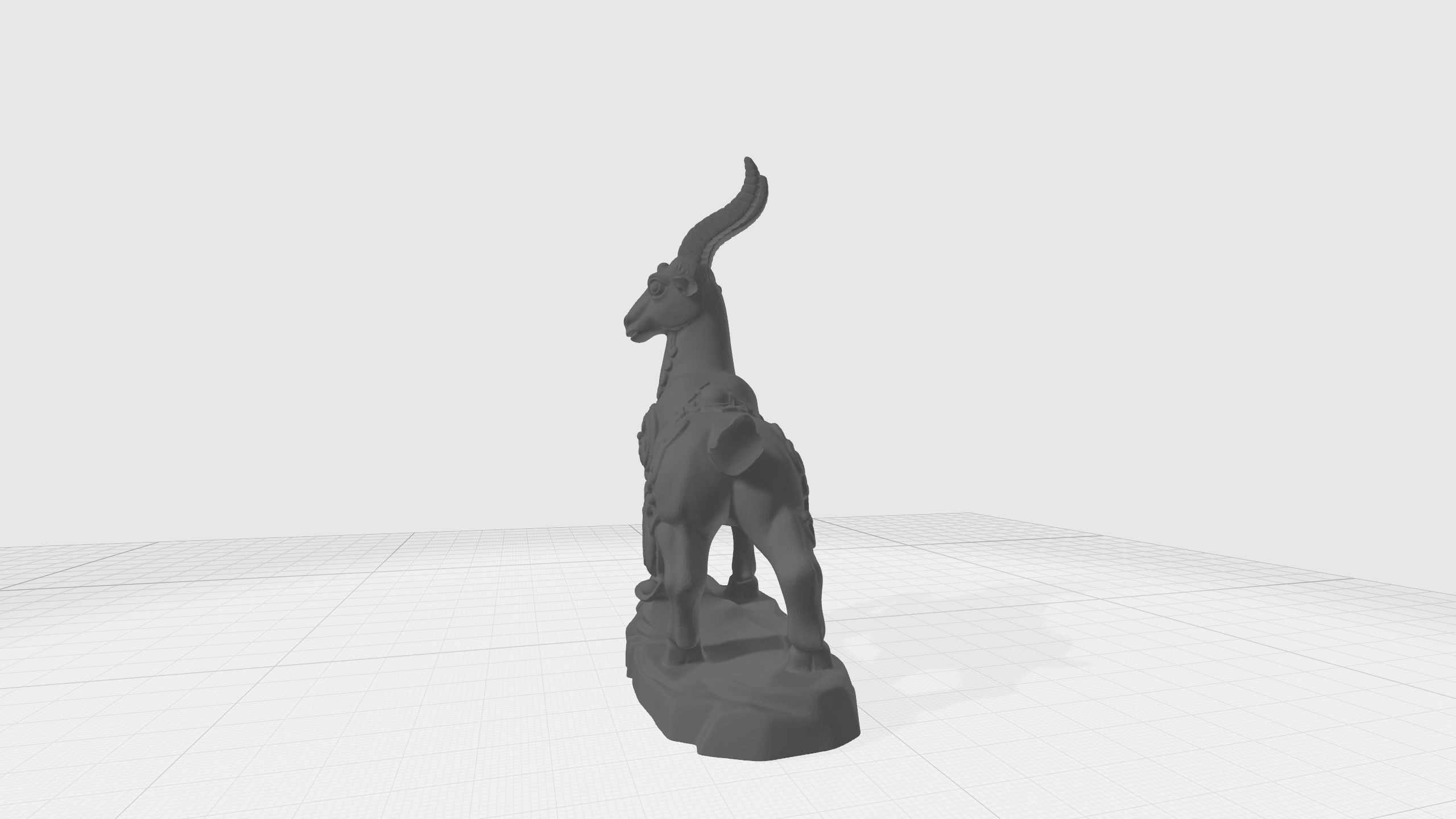 Chinese Zodiac - THE Goat - 12 Animal Designations 3D Model 3D print model_2