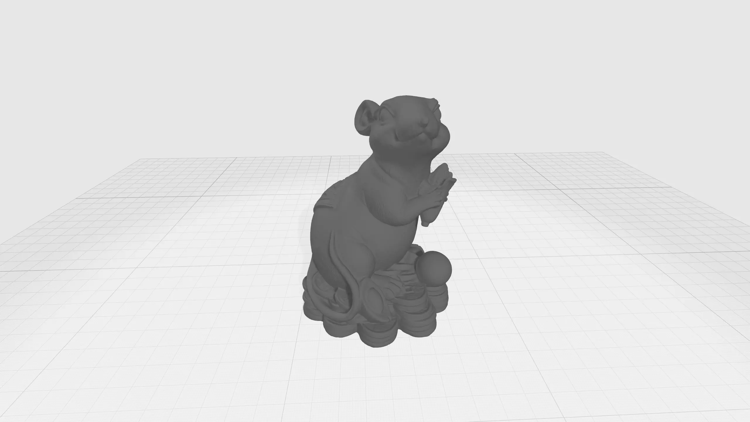 Chinese Zodiac - THE Mouse - 12 Animal Designations 3D Model 3D print model_0