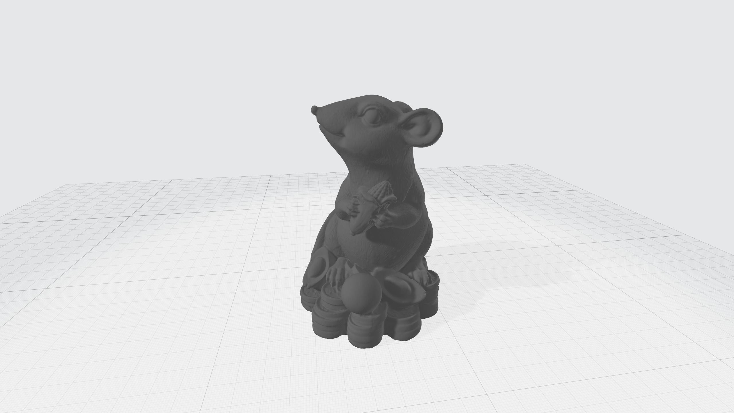 Chinese Zodiac - THE Mouse - 12 Animal Designations 3D Model 3D print model_1