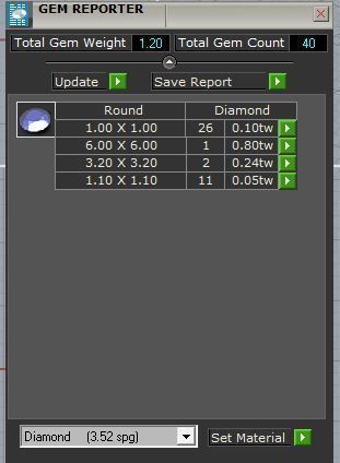 3-Stone Twisted Ring With Notched Band 1571 3D print model_5