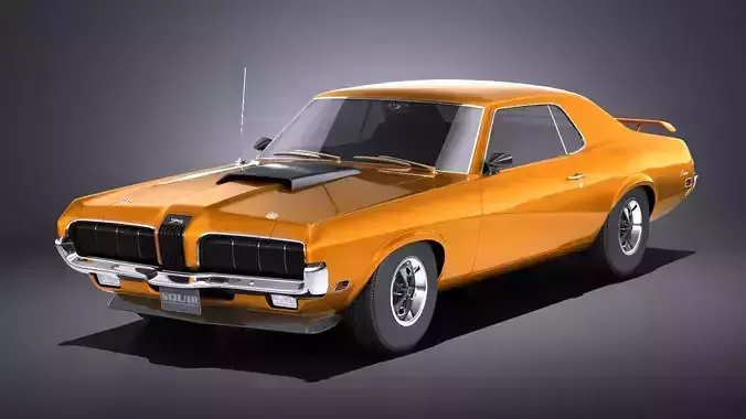 Mercury Cougar 1970 VRAY