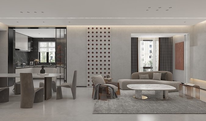 Living room 3D model | CGTrader