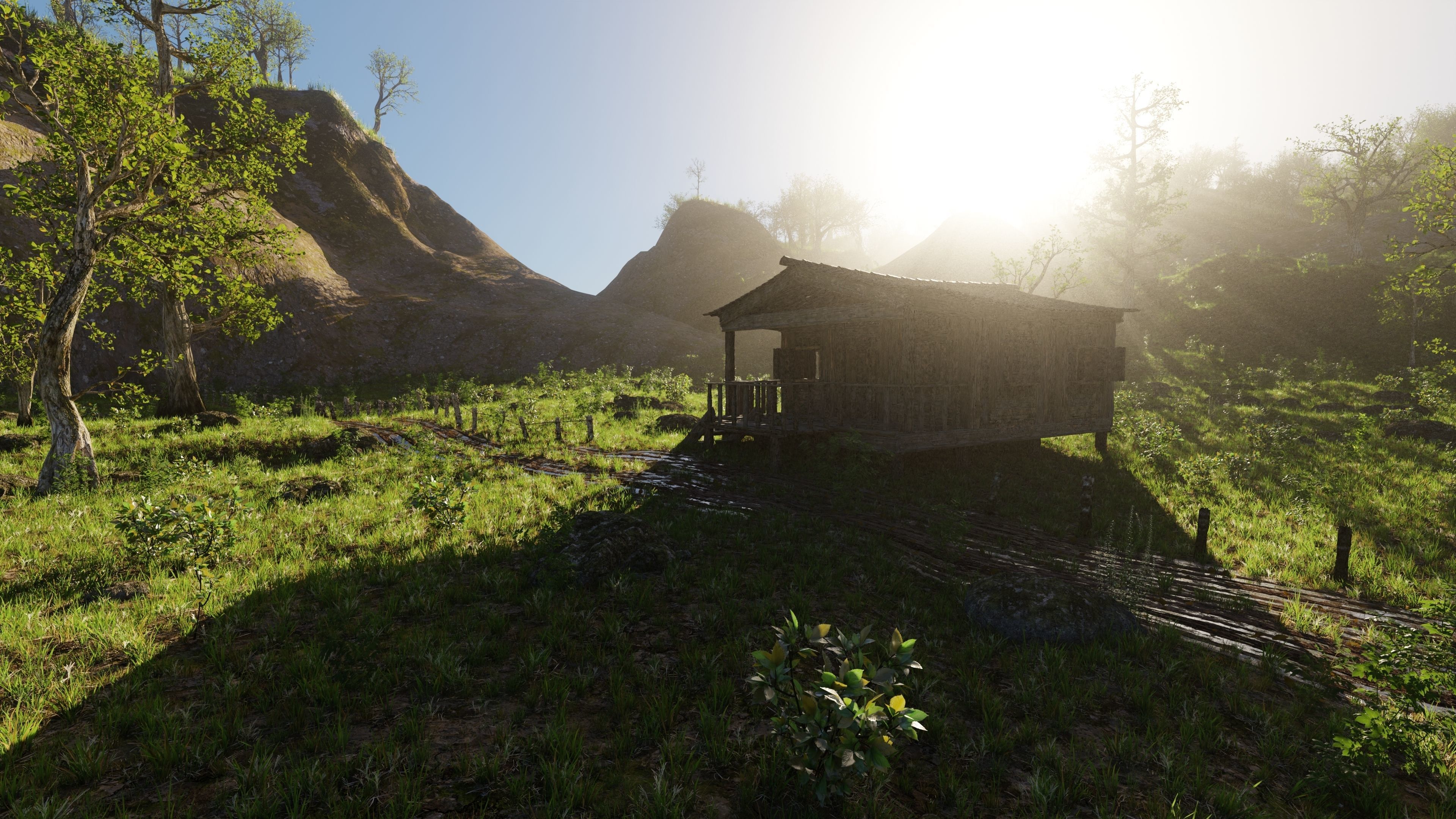 Wind Turbine Scene 3D model_5