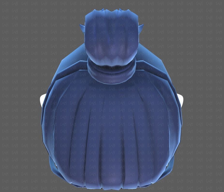 Base Hair for Boy V23 Low-poly 3D model_35