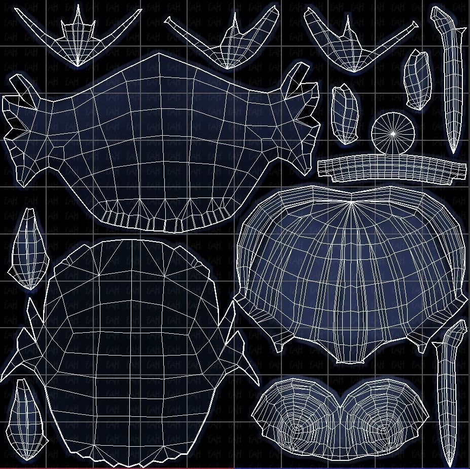 Base Hair for Boy V23 Low-poly 3D model_45