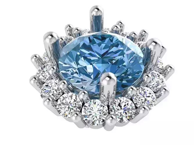 Round Cluster Pendant 1594