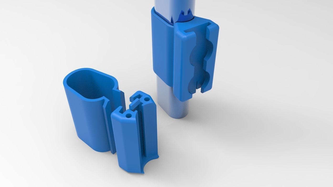 Nasa clamp 3D print model_2