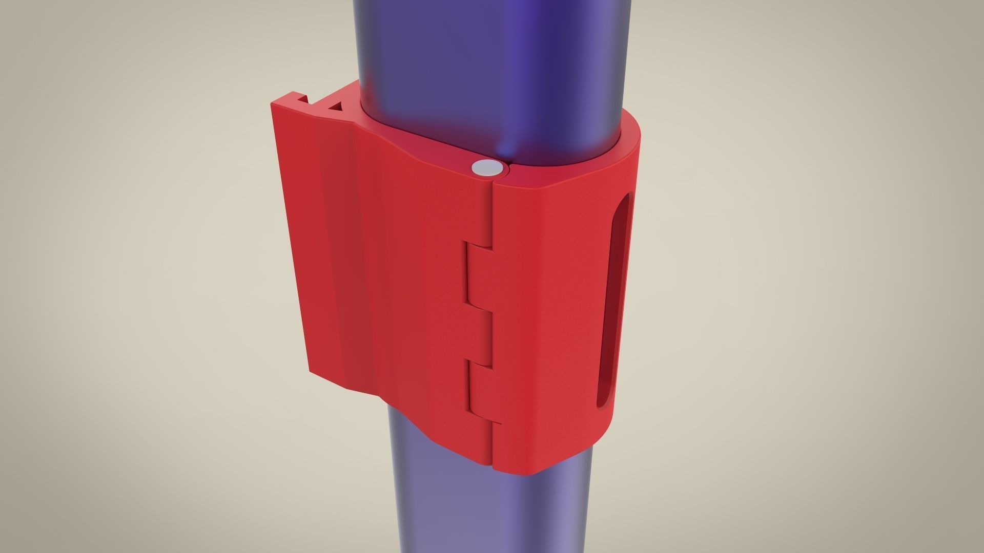 Handrail Clamp 3D print model_2