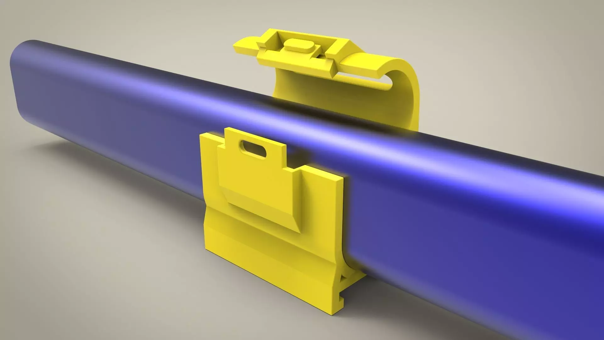 Handrail Clamp 3D print model_0
