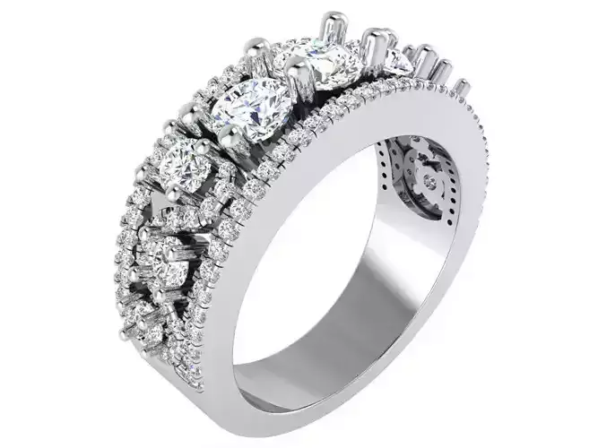 Round Diamond Band 1611