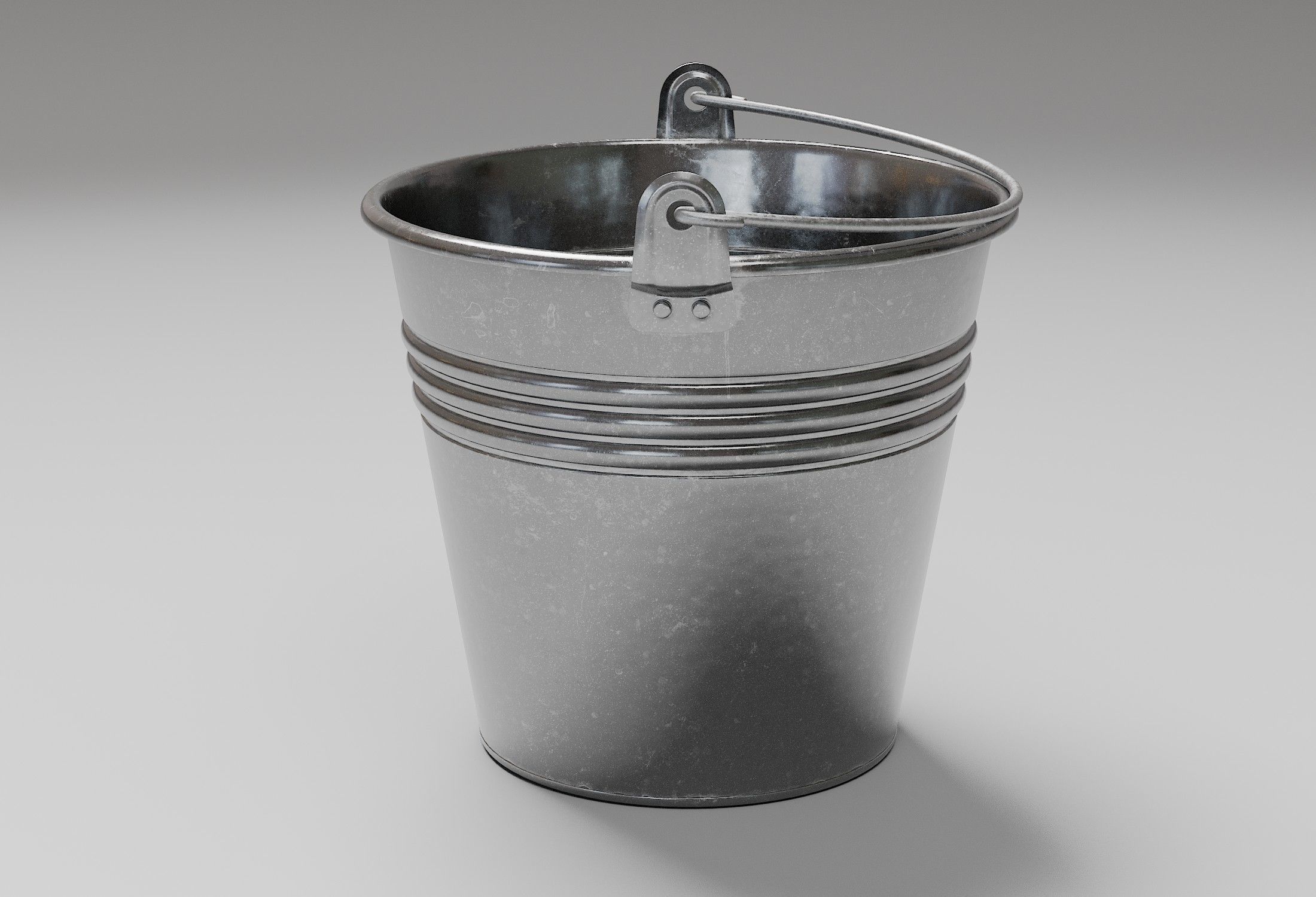 Water Bucket Model Metal Gardening Water Bucket for Plants 3D model | CGTrader
