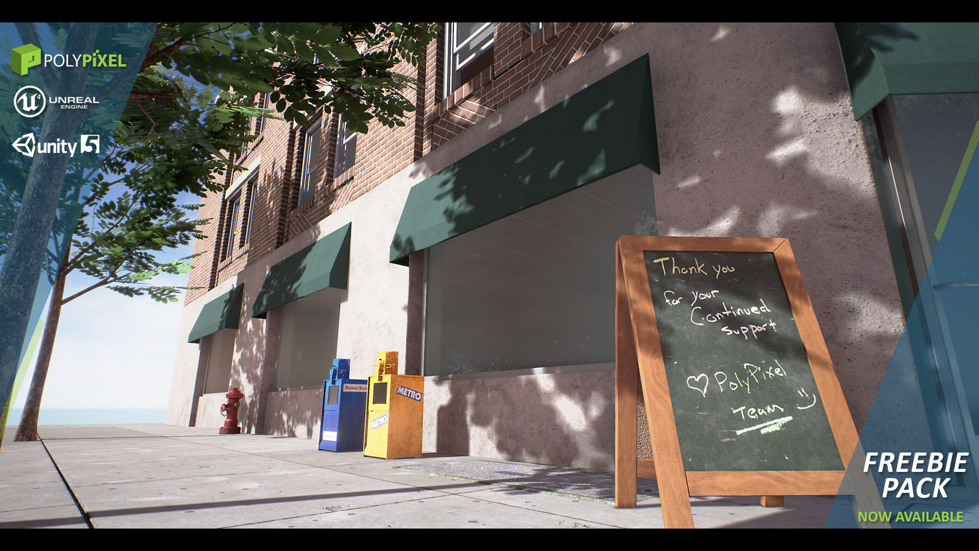 PolyPixel Freebie Pack Free low-poly 3D model_4